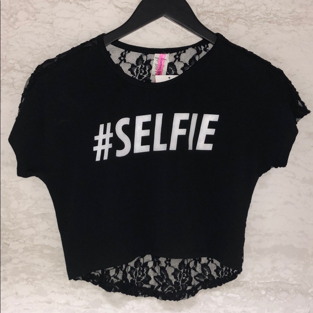 #selfie lace top
